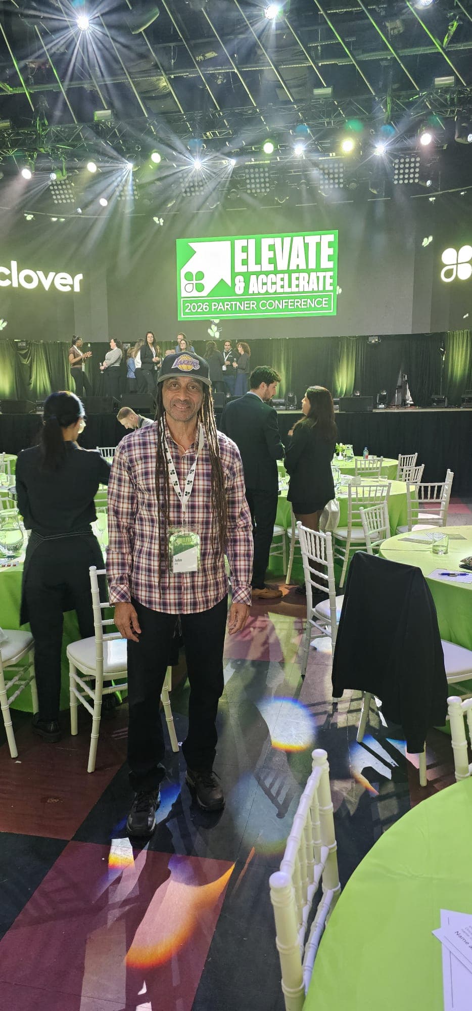 John, founder of PaymentsPlus, at Clover's Elevate & Accelerate 2026 Partner Conference